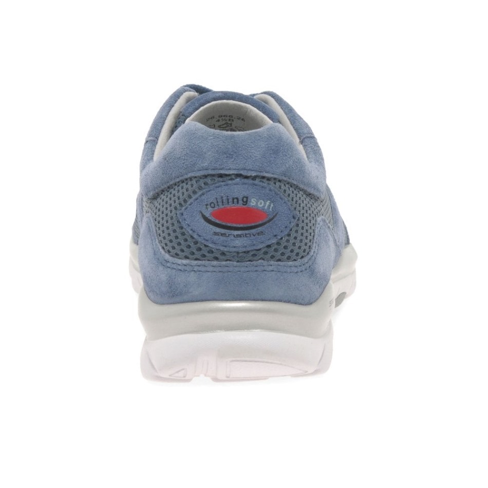 Helen Baskets De Sport Femme Nautic Daim/mesh Gabor | Exclusif